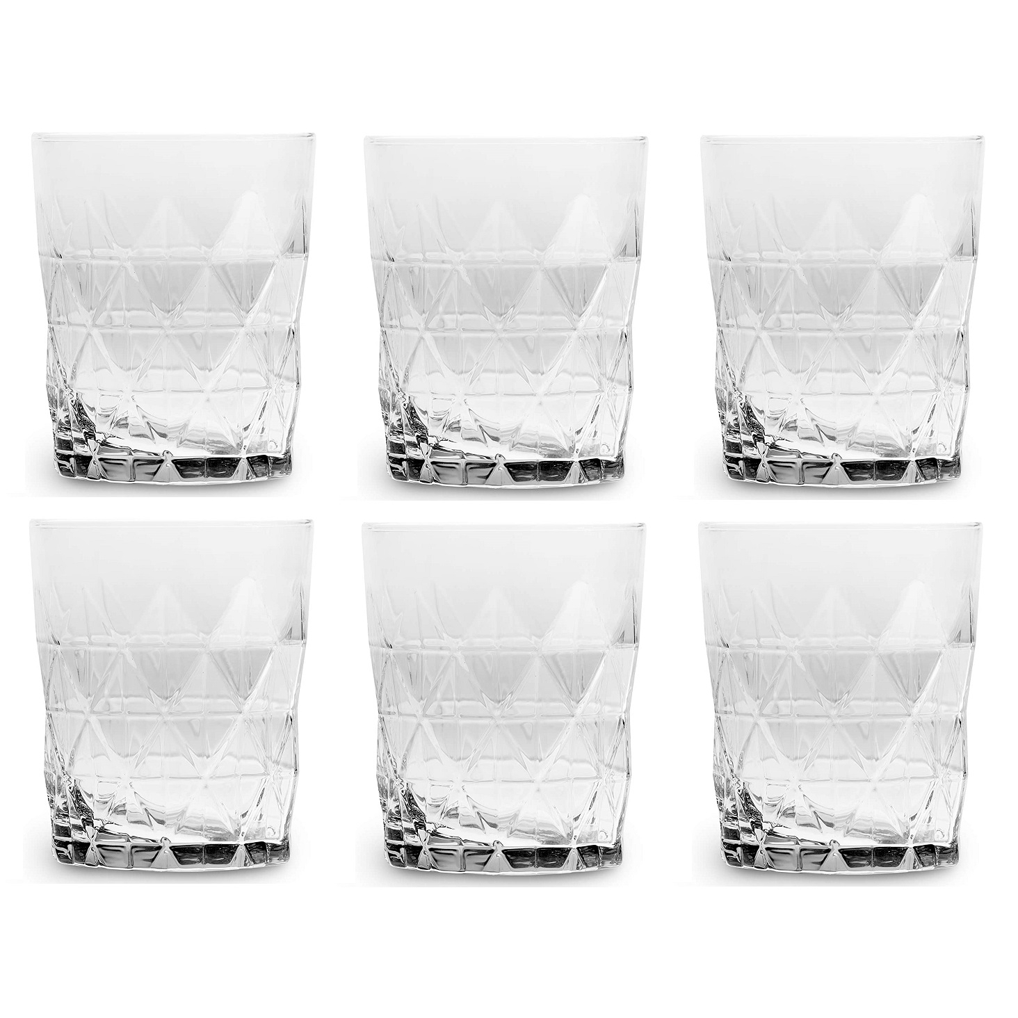 Excelsa Luxor verre à eau et verre à usages multiples 320 Ml set 6 pièces cod.63505
